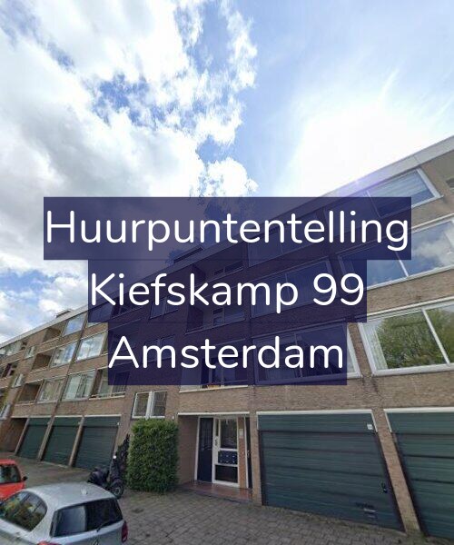 Foto gevel Huurpuntentelling voor Kiefskamp 99, Amsterdam