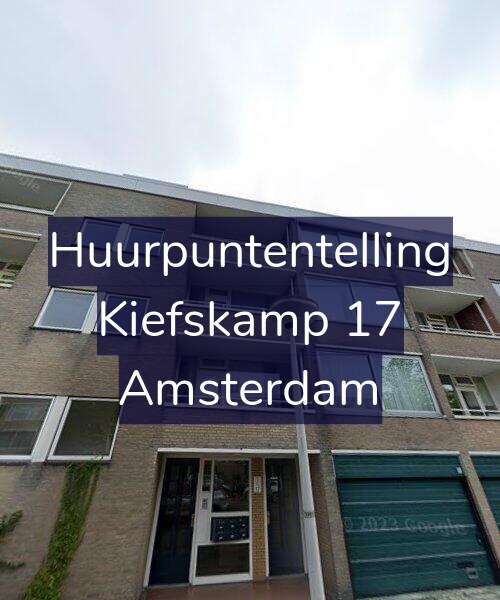 Foto gevel Huurpuntentelling voor Kiefskamp 17, Amsterdam