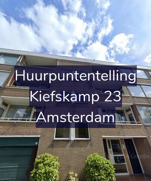 Foto gevel Huurpuntentelling voor Kiefskamp 23, Amsterdam