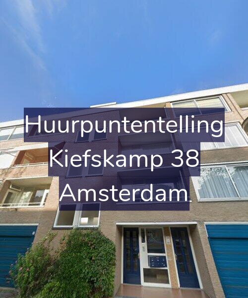 Foto gevel Huurpuntentelling voor Kiefskamp 38, Amsterdam