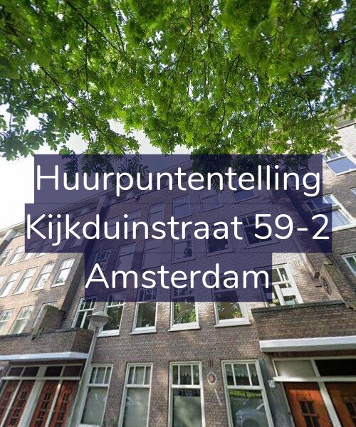 Foto gevel Huurpuntentelling voor Kijkduinstraat 59-2, Amsterdam