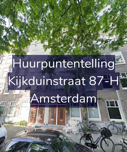 Foto gevel Huurpuntentelling voor Kijkduinstraat 87-H, Amsterdam