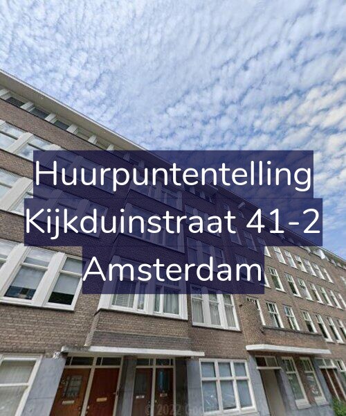 Foto gevel Huurpuntentelling voor Kijkduinstraat 41-2, Amsterdam