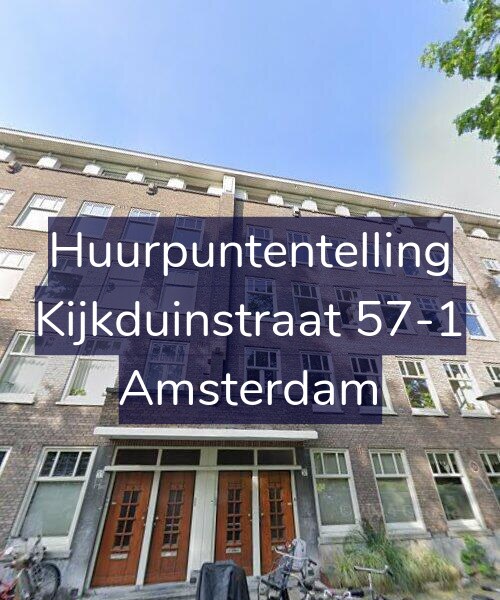 Foto gevel Huurpuntentelling voor Kijkduinstraat 57-1, Amsterdam