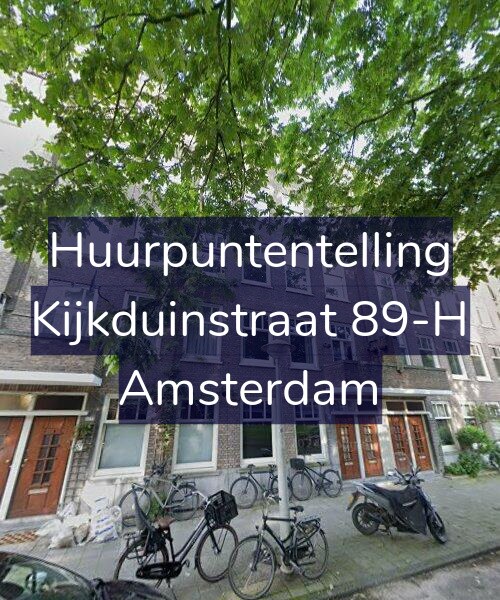 Foto gevel Huurpuntentelling voor Kijkduinstraat 89-H, Amsterdam
