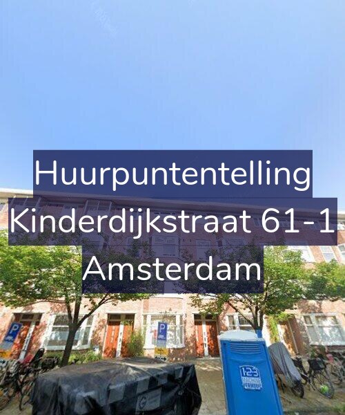 Foto gevel Huurpuntentelling voor Kinderdijkstraat 61-1, Amsterdam