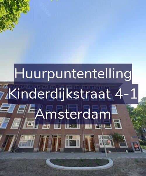 Foto gevel Huurpuntentelling voor Kinderdijkstraat 4-1, Amsterdam