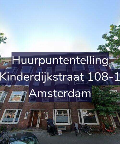 Foto gevel Huurpuntentelling voor Kinderdijkstraat 108-1, Amsterdam