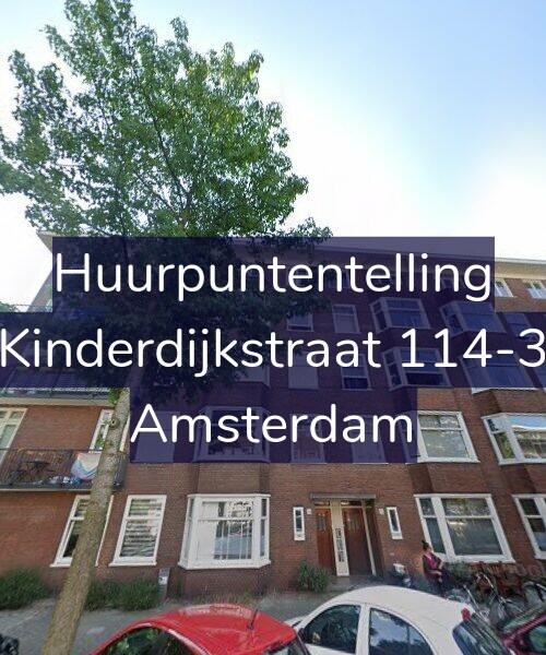 Foto gevel Huurpuntentelling voor Kinderdijkstraat 114-3, Amsterdam