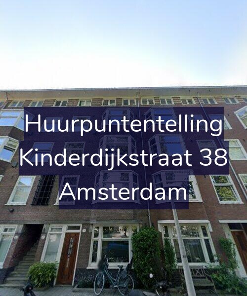 Foto gevel Huurpuntentelling voor Kinderdijkstraat 38, Amsterdam