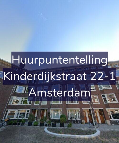 Foto gevel Huurpuntentelling voor Kinderdijkstraat 22-1, Amsterdam