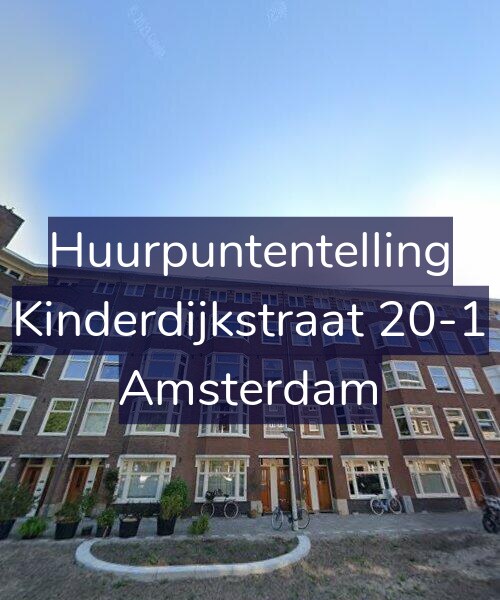 Foto gevel Huurpuntentelling voor Kinderdijkstraat 20-1, Amsterdam