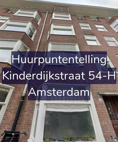 Foto gevel Huurpuntentelling voor Kinderdijkstraat 54-H, Amsterdam