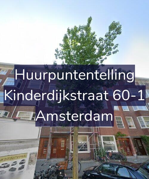 Foto gevel Huurpuntentelling voor Kinderdijkstraat 60-1, Amsterdam