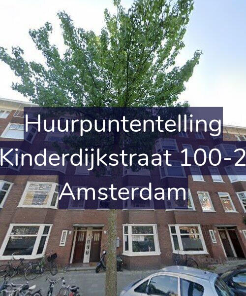 Foto gevel Huurpuntentelling voor Kinderdijkstraat 100-2, Amsterdam