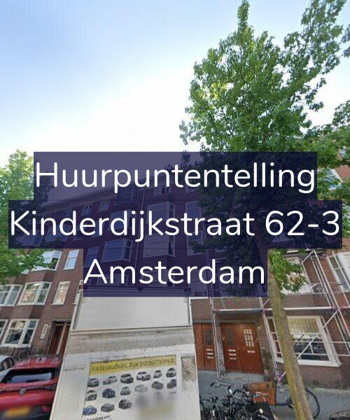 Foto gevel Huurpuntentelling voor Kinderdijkstraat 62-3, Amsterdam