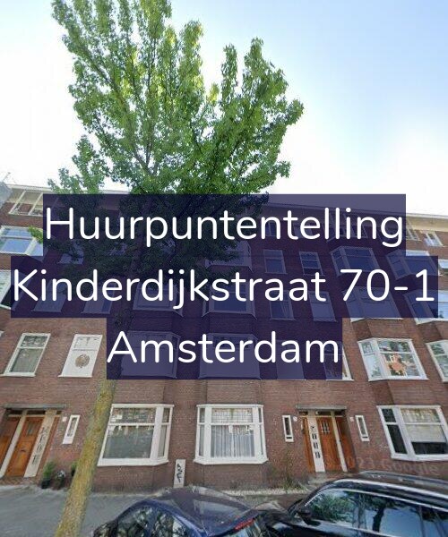 Foto gevel Huurpuntentelling voor Kinderdijkstraat 70-1, Amsterdam