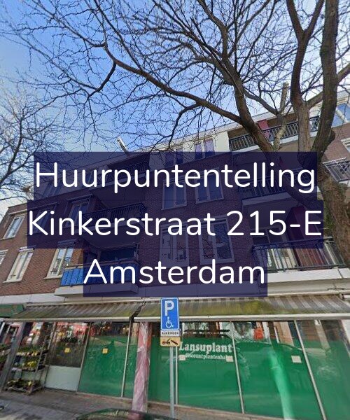 Foto gevel Huurpuntentelling voor Kinkerstraat 215-E, Amsterdam