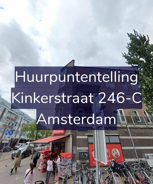 Foto gevel Huurpuntentelling voor Kinkerstraat 246-C, Amsterdam
