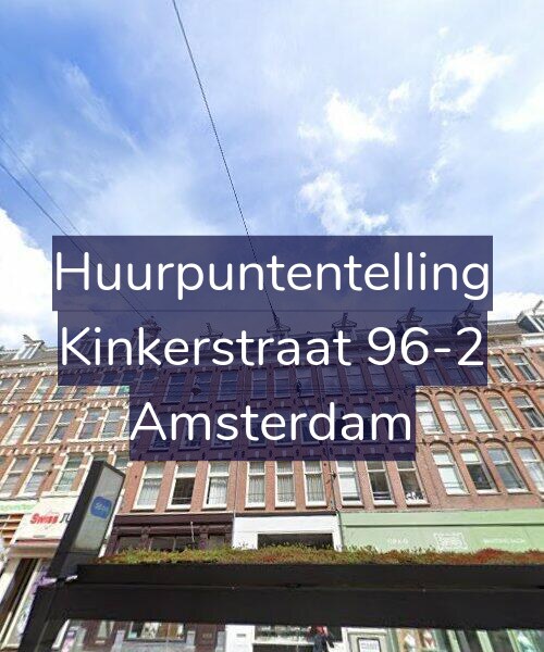 Foto gevel Huurpuntentelling voor Kinkerstraat 96-2, Amsterdam