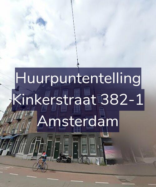 Foto gevel Huurpuntentelling voor Kinkerstraat 382-1, Amsterdam