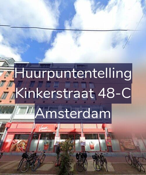 Foto gevel Huurpuntentelling voor Kinkerstraat 48-C, Amsterdam