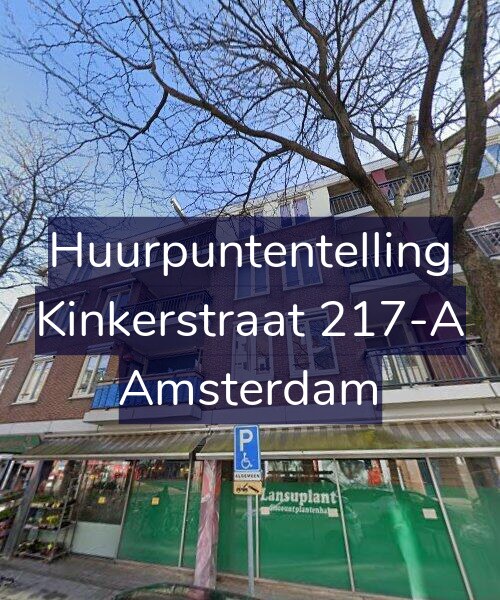 Foto gevel Huurpuntentelling voor Kinkerstraat 217-A, Amsterdam