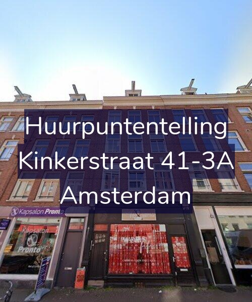 Foto gevel Huurpuntentelling voor Kinkerstraat 41-3A, Amsterdam