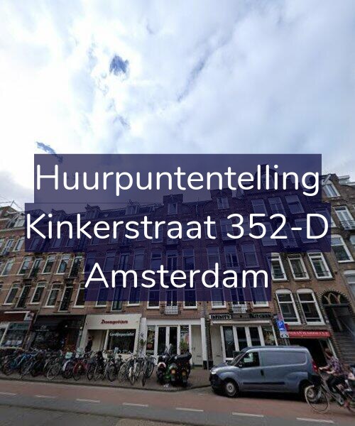 Foto gevel Huurpuntentelling voor Kinkerstraat 352-D, Amsterdam