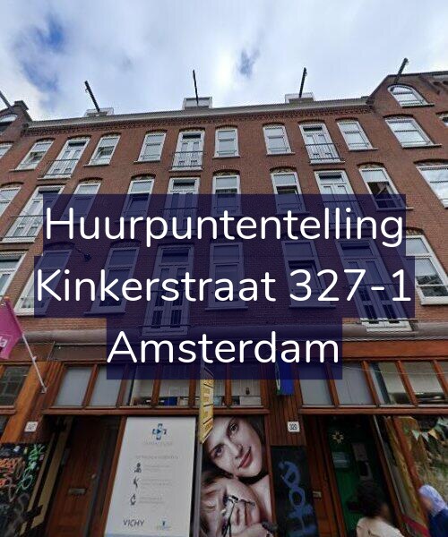 Foto gevel Huurpuntentelling voor Kinkerstraat 327-1, Amsterdam