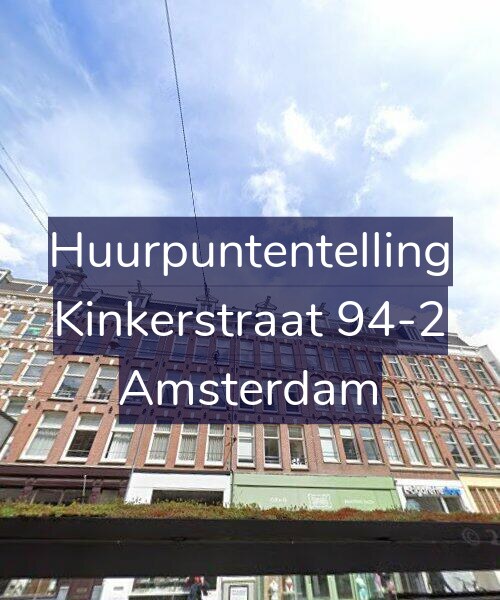 Foto gevel Huurpuntentelling voor Kinkerstraat 94-2, Amsterdam
