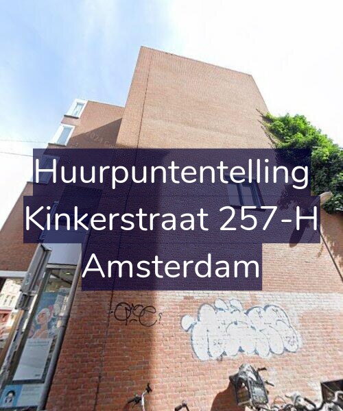 Foto gevel Huurpuntentelling voor Kinkerstraat 257-H, Amsterdam