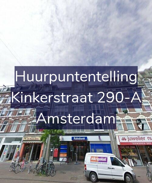 Foto gevel Huurpuntentelling voor Kinkerstraat 290-A, Amsterdam