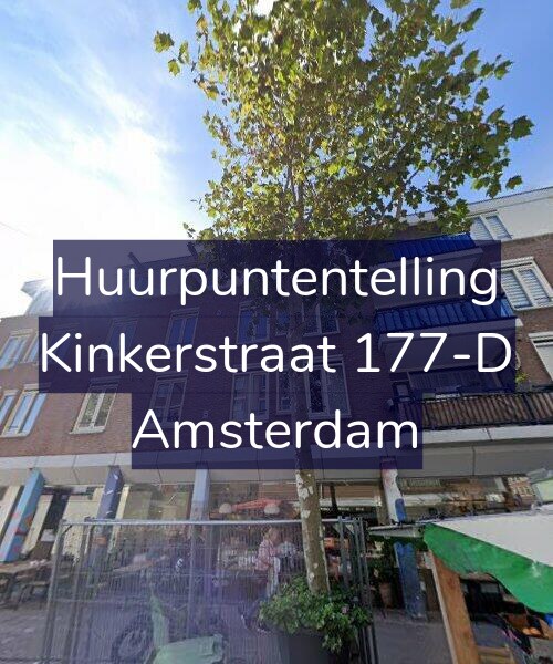 Foto gevel Huurpuntentelling voor Kinkerstraat 177-D, Amsterdam