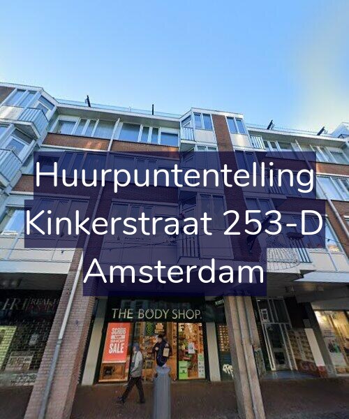 Foto gevel Huurpuntentelling voor Kinkerstraat 253-D, Amsterdam