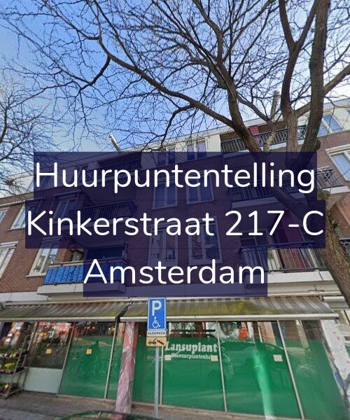 Foto gevel Huurpuntentelling voor Kinkerstraat 217-C, Amsterdam