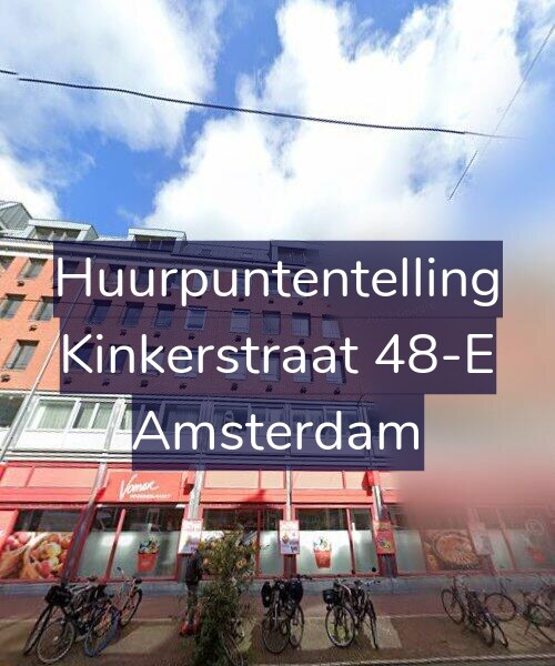 Foto gevel Huurpuntentelling voor Kinkerstraat 48-E, Amsterdam
