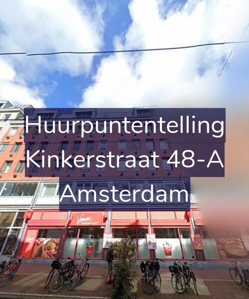 Foto gevel Huurpuntentelling voor Kinkerstraat 48-A, Amsterdam