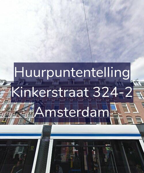 Foto gevel Huurpuntentelling voor Kinkerstraat 324-2, Amsterdam