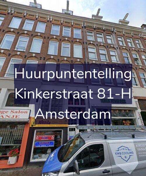 Foto gevel Huurpuntentelling voor Kinkerstraat 81-H, Amsterdam