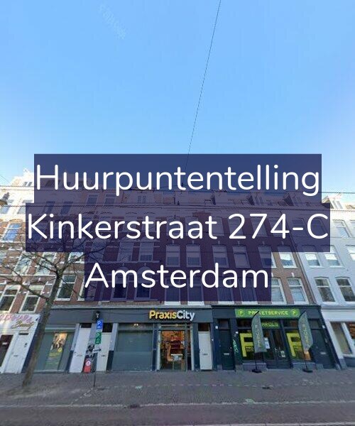 Foto gevel Huurpuntentelling voor Kinkerstraat 274-C, Amsterdam