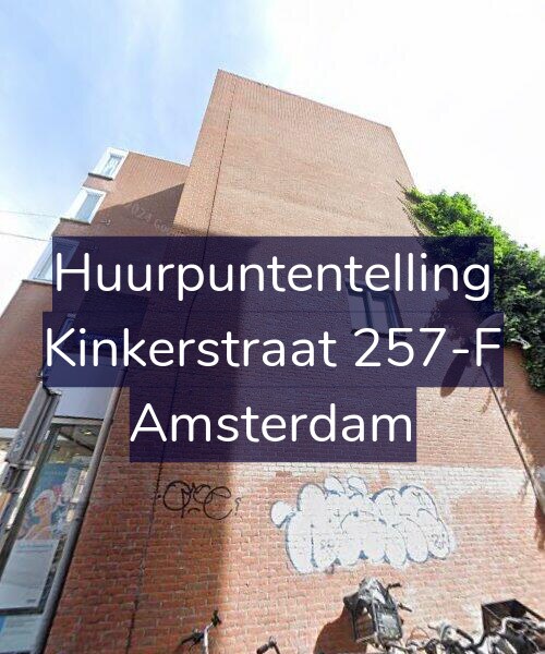 Foto gevel Huurpuntentelling voor Kinkerstraat 257-F, Amsterdam
