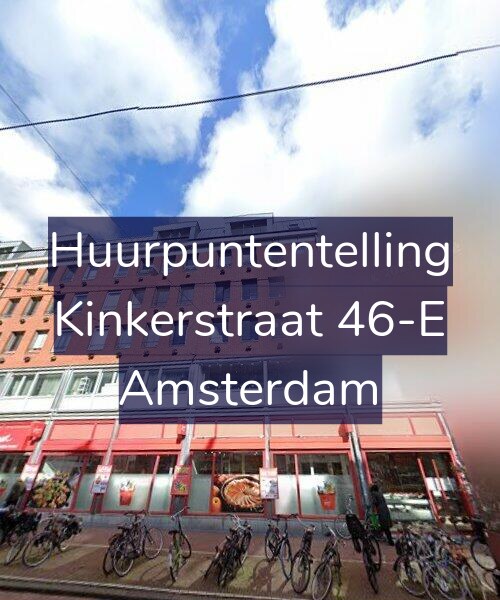 Foto gevel Huurpuntentelling voor Kinkerstraat 46-E, Amsterdam