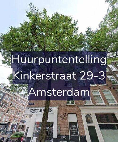 Foto gevel Huurpuntentelling voor Kinkerstraat 29-3, Amsterdam