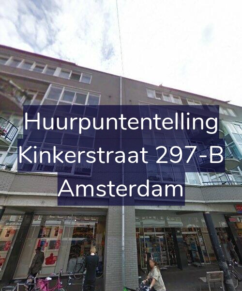 Foto gevel Huurpuntentelling voor Kinkerstraat 297-B, Amsterdam