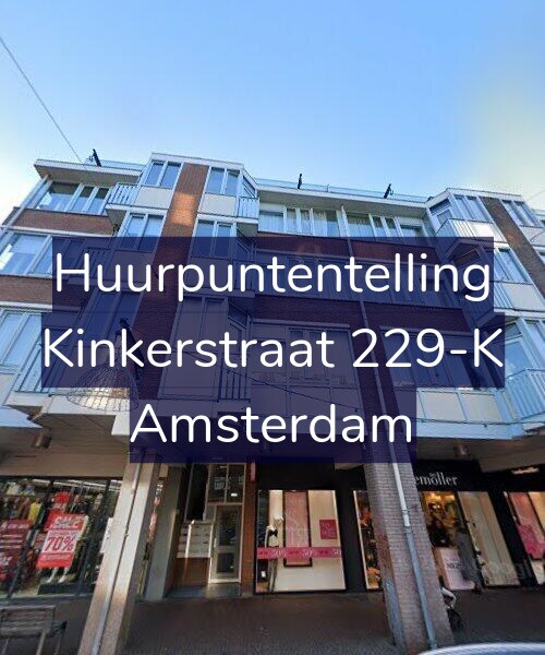 Foto gevel Huurpuntentelling voor Kinkerstraat 229-K, Amsterdam