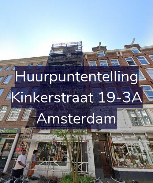 Foto gevel Huurpuntentelling voor Kinkerstraat 19-3A, Amsterdam