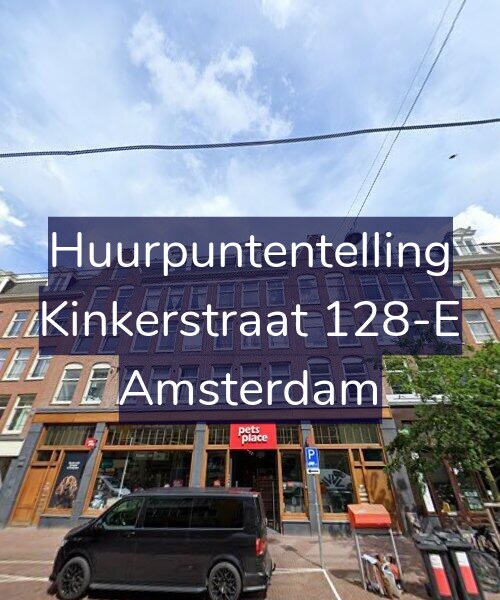 Foto gevel Huurpuntentelling voor Kinkerstraat 128-E, Amsterdam