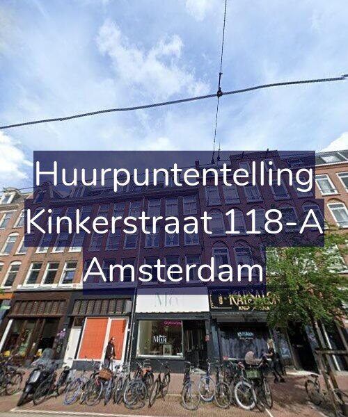 Foto gevel Huurpuntentelling voor Kinkerstraat 118-A, Amsterdam