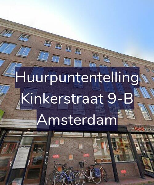 Foto gevel Huurpuntentelling voor Kinkerstraat 9-B, Amsterdam